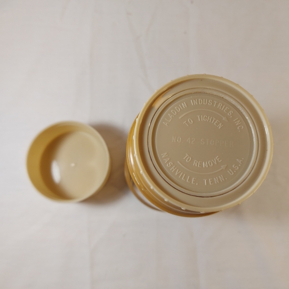Vintage Aladdin Classic Plaid 10 Oz Best Buy Vacuum Thermos Wide Mouth Bottle - Picture 4 of 8